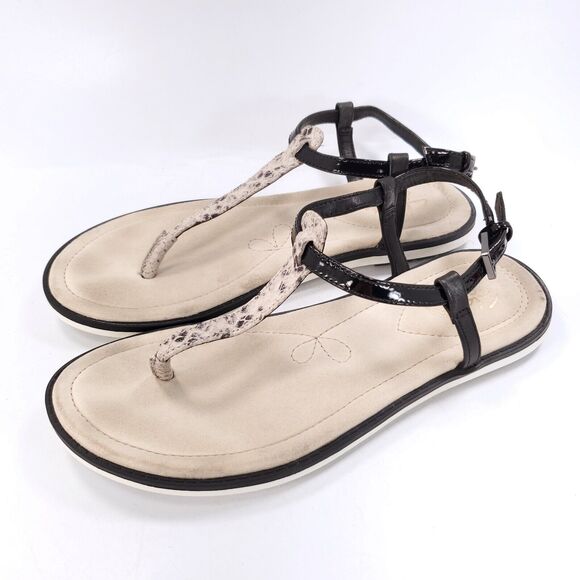 Clarks Seattle Spice Thong Sling Back Casual Sandal Womens Size 6 26117627 White - Picture 1 of 9